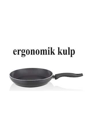Falez Seramik Karnıyarık Tencere Ve Tava Seti 26 Cm Füme Renk Füme
