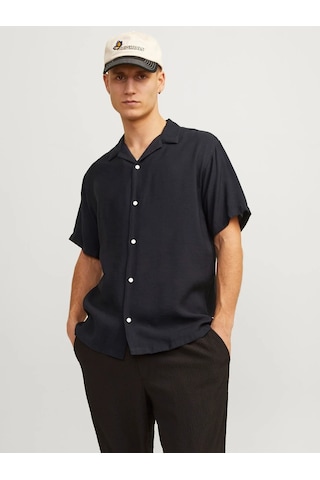 Jack & Jones Erkek Rahat Kesim Kısa Kollu Gömlek - 12256322 001