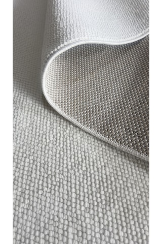 Elvey Home Krem İskandinav Yumuşak Bukle Minimalist Tozumaz Salon Koridor Oturma Odası Özel Kesim Halı Yolluk Krem