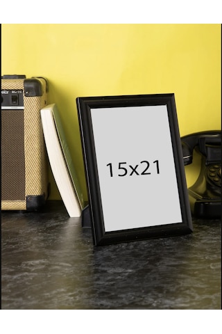 15x21 Siyah Ayaklı Resim Fotoğraf Çerçevesi