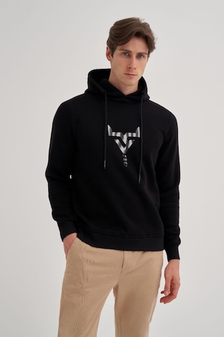 Cazador 5149 Erkek 3 İplik Sweatshirt Siyah