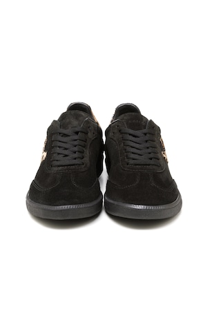 Sneaker Günlük Kadın Rc-25y-088-m-vade John May Siyah Süet-leopar Siyah
