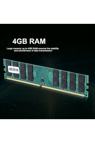 Qingmipy Amd Masaüstü İçin Ddr2 4gb 800mhz Bellek 240pin, Pc2-6400, 1.8v - Stabil Performanslı Veri Aktarımı