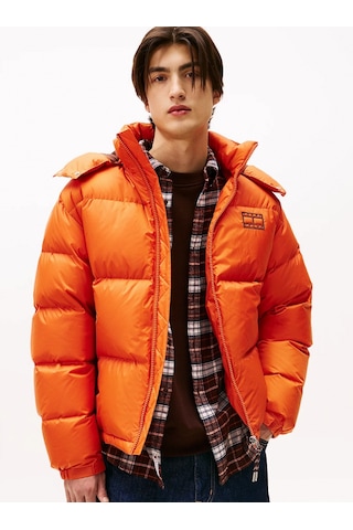 Tommy Hilfiger Tjm Alaska Kuş Tüyü Şişme Erkek Turuncu Ceket Dm0dm22036szz Turuncu