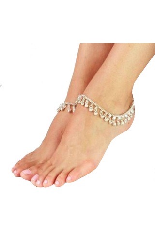 Dolıty Jingling Bells Plaj Ayak Giyim Ayarlanabilir Altın Altın