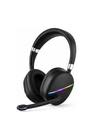 Mikrofonlu Bluetooth Kulak Üstü Kulaklık Rgb Aydınlatmalı Type-c Şarjlı