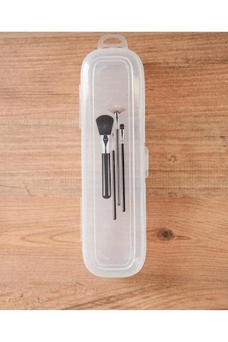 Multix Kilitli Kapak Kalemlik - Makyaj Fırçası Kalem Silgi Düzenl