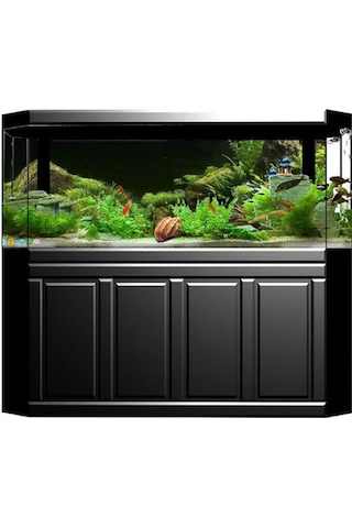 Moveevo Akvaryum Pvc Arka Plan Sticker - Suya Dayanıklı, Renkli, Toxik Olmayan, Kolay Uygulanabilir, Farklı Boyut Seçenekleri