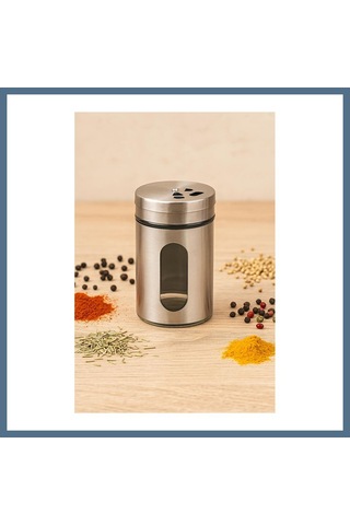 Buradabulabilirsin Cam Metal Kapaklı Tuzluk 100 Ml Bbz