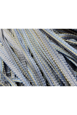 Düz Ip Perde Gri Çift Renk Hazır Ip Perde 300 X 280 Cm