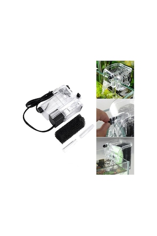 Valkyrie 250l Sessiz 3 W Askılı Şelale Akvaryum Filtre Kafa Motoru İç Filtre