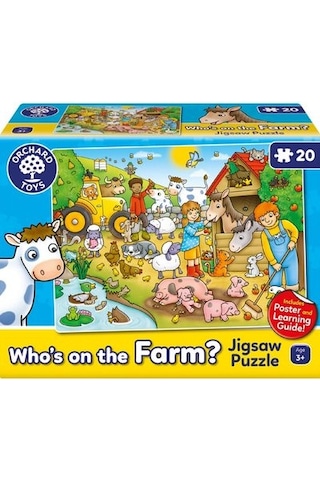 Orchard Who-S On The Farm Çocuk Puzzle 302