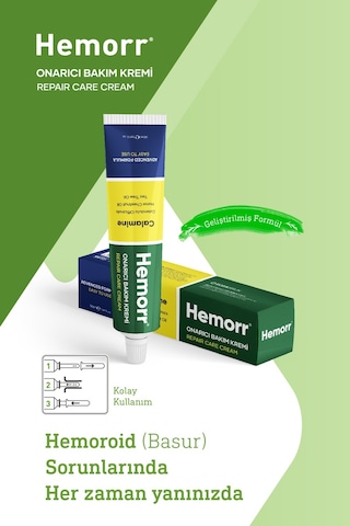 Hemorr Onarıcı Bakım Kremi 50 ML + Temizleme Köpüğü 150 ML