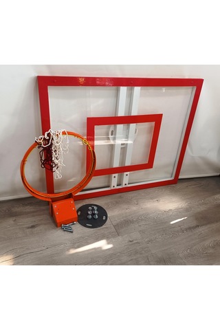Mia Basketbol Panya Seti 90 120 8 Mm Solid Polikarbon 45 Cm Yaylı Çember