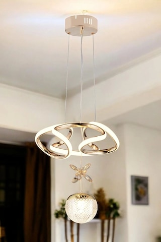 Helezyon Papatya Modern Sarkıt Salon Avize Çok Renkli