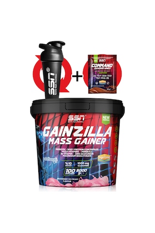 SSN Sports Style Nutrition Gainzilla Mass Gainer 5000 g (Çilekli Dondurma)