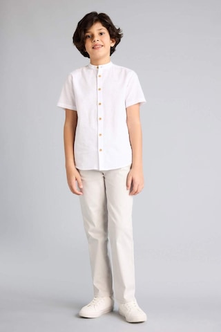 Defacto Regular Fıt Düz Paça Gabardin Pantolon Erkek Çocuk G8009a826spgr492 Gri-gr492