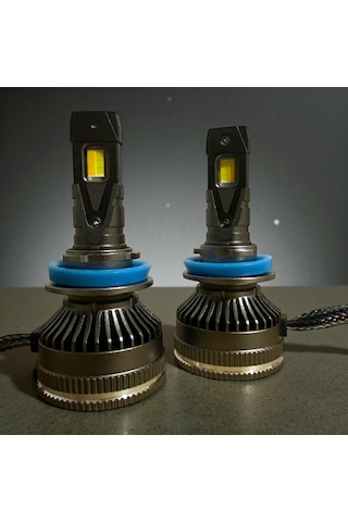 H11 Led Zenon App Kontrolü Bluetooth İle Telefondan 2700k-6500k Renk Değiştiren Araba Farı 2wat-80wat App Uygulama Üzerinden İstenilen Ayar Yapılır Şimşek Etkili 12v