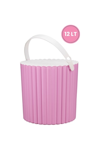 Flora 2'Li Un Ve Bakliyat Kabı Trendy Çok Amaçlı Yuvarlak Saklam Pembe