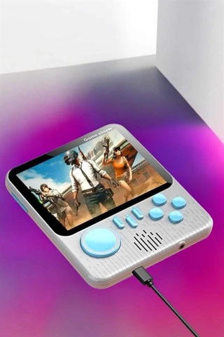 Mey İthalat El Atarisi 3.5 İnç Ekran Çift Konsol 666 Adet Retro Oyun Gamepad