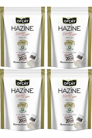 Ofçay Hazine Zengindem Demlik Poşet Çay 30 Adet x 30 G x 4 Adet