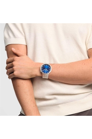 Swatch Sb07s102g Big Bold Irony Indigo Hour Erkek Kol Saati