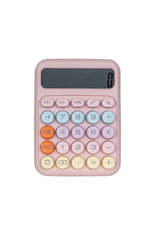 Renkli Hesap Makinesi - Pembe