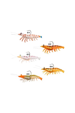 Ryuji Real Shrimp 7.6cm 12gr Silikon Yem