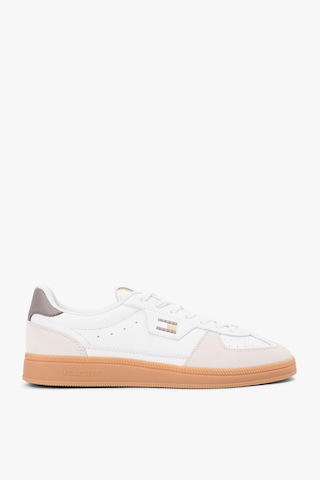 Tommy Hilfiger The Greenwich Edge M Deri Beyaz Erkek Sneaker-13407 Beyaz