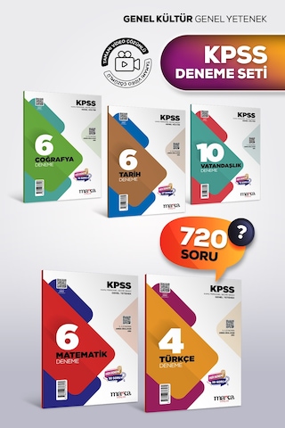 Marka Yayınları Kpss Genel Kültür Genel Yetenek 32 Branş Deneme Seti Tamamı Video Çözümlü