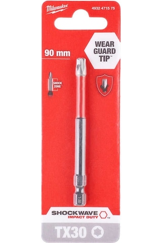 Mılwaukee Tx30 Shockwave Bits Uç 90 Mm