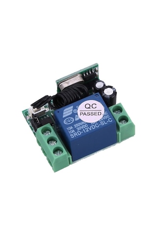 Dancemonkey 12v 10a Röle Alıcı, Kablosuz Uzaktan Kumanda Anahtarı 1ch