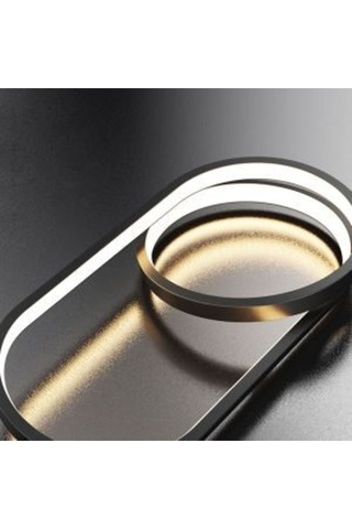 Kolye / Sarkıt Avize / 50x20 Cm / Antrasit Gövde / 3 Renk Işık Antrasit