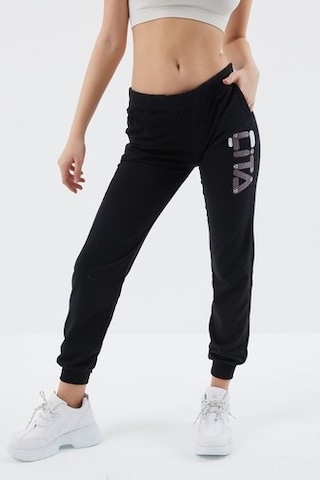 Aymeravm - Paça Lastikli Likralı Eşofman Alt - Çt3901Ga Siyah