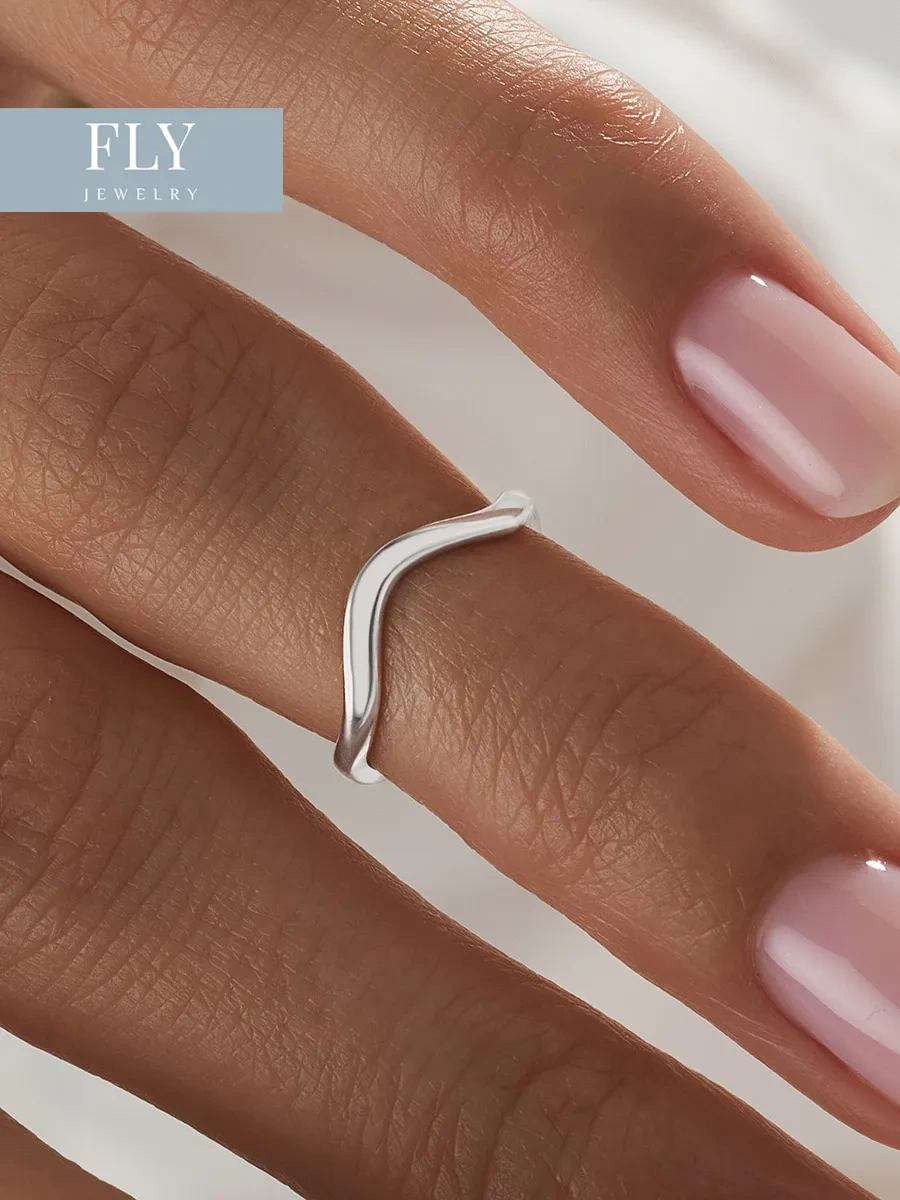 Fly Jewelry 925 Ayar Gümüş Falanks Yüzüğü 268272980 Gri