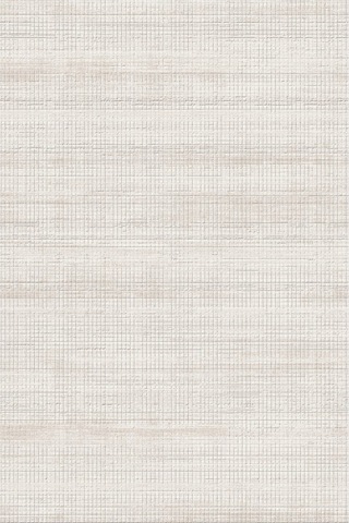 Modern Krem Dokulu Halı Minimal Grid Desen, Yumuşak Yüzey, Pamuk Jüt Tabanlı, Salon Halısı