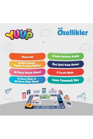 Aden Oyuncak My City Otoyol Puzzle Seti Adn-3413