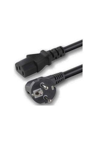 Power Güç Kablosu Kasa Pc Monitör Arası Bakır Elektrik 1.5 Metre