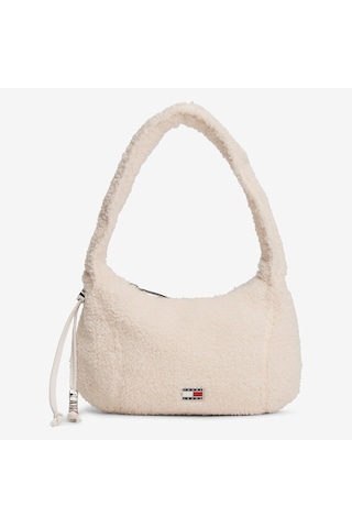 Tommy Hilfiger Kadın Bej Omuz Çantası Aw0aw18077-0f6 Krem