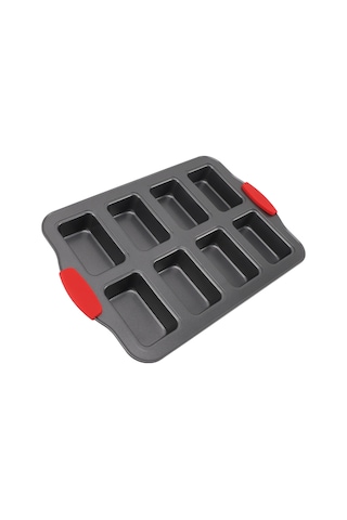 Shineyee 8'li Karbon Çelik Hamur Kalıbı, Anti Yapışkan Kaplama, Fırıncı Gereci, Pastalar Ve Cheesecakeler İçin Ev Fırın Aleti Diğer