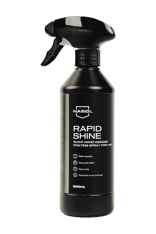 Nasiol Rapidshine + Glasshield Sprey-avantajlı Set-araç Bakım Seti-hızlı Nano Seramik Kaplama Ve Araç Camları İç