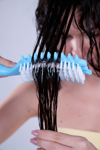 Proco Beauty Proco Beauty Pro Curlybrush - Mavi - Kıvırcık Saçlar İçin Bukle Belirginleştirici Saç Fırçası
