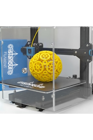 İstanbul Filament 3d Baskı Petg Filament Sarı Renk 1 Kg Ø 1,75mm 0,05 Mm Bambu Lab Uyumludur 1.75mm