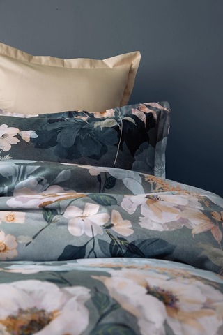 Katie 300 Tc 120 Tel Dijital Pamuk Saten Nevresim Takımı Çift Kişilik Çok Renkli