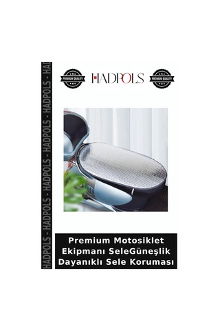 Premium Motosiklet Ekipmanı Selegüneşlik Dayanıklı Sele Koruması