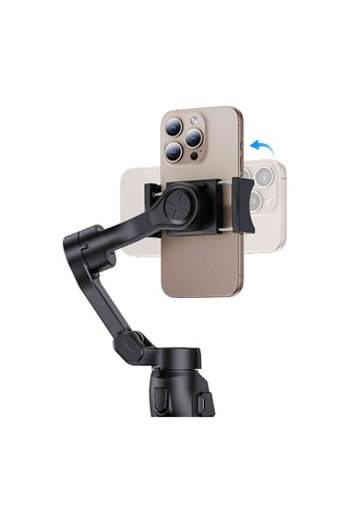 Fuchsia Sf27 360 Ayarlanabilir Katlanabilir Tripodlu 3 Eksenli Bluetooth Selfie Gimbal Stabilizatör