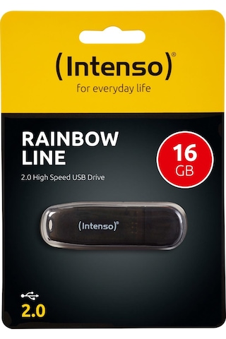 Intenso Rainbow Line 16 GB USB 2.0 Flash Bellek