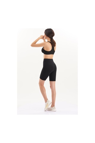 Josejuan Kadın Biker Tayt Kısa Pamuk Likralı 7003 Siyah