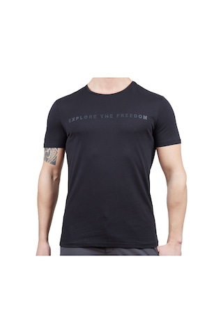 600604 Alpinist Vassi Erkek T-Shirt Siyah L Siyah
