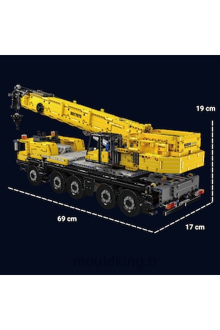 Mould King 17073 Ltm 1110 Mobil Vinç Yapım Seti 3.218 Parça